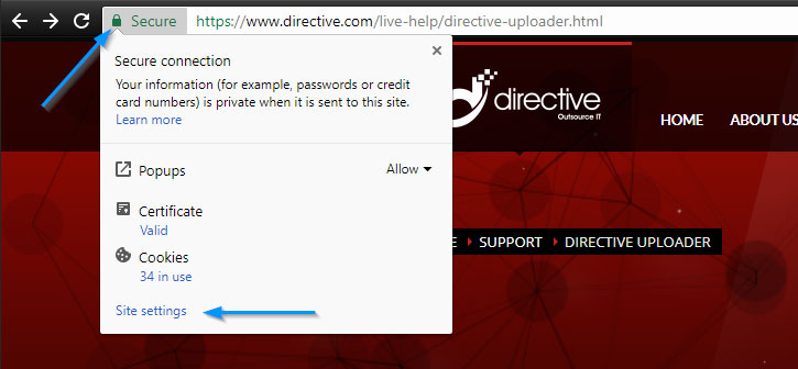 joomconnect uploader flash dropdown chrome